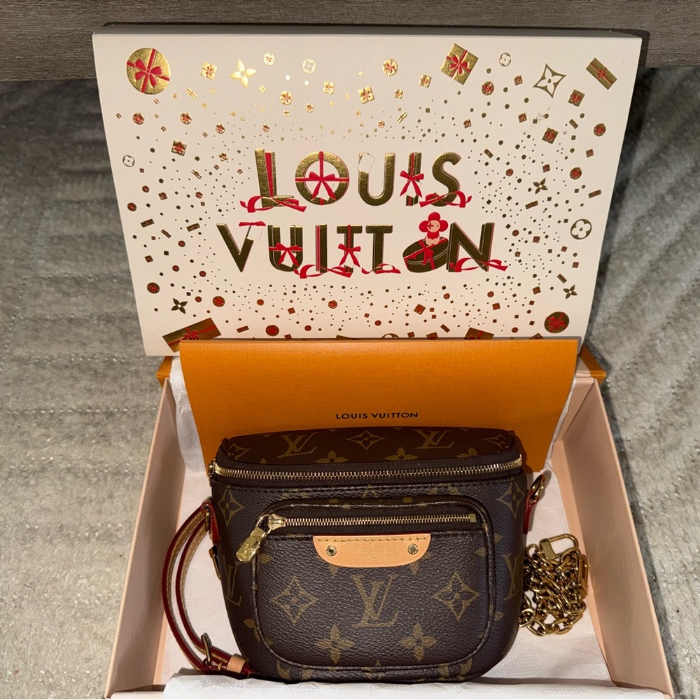 Louis Vuitton Brown Monogram Crossbody Bag